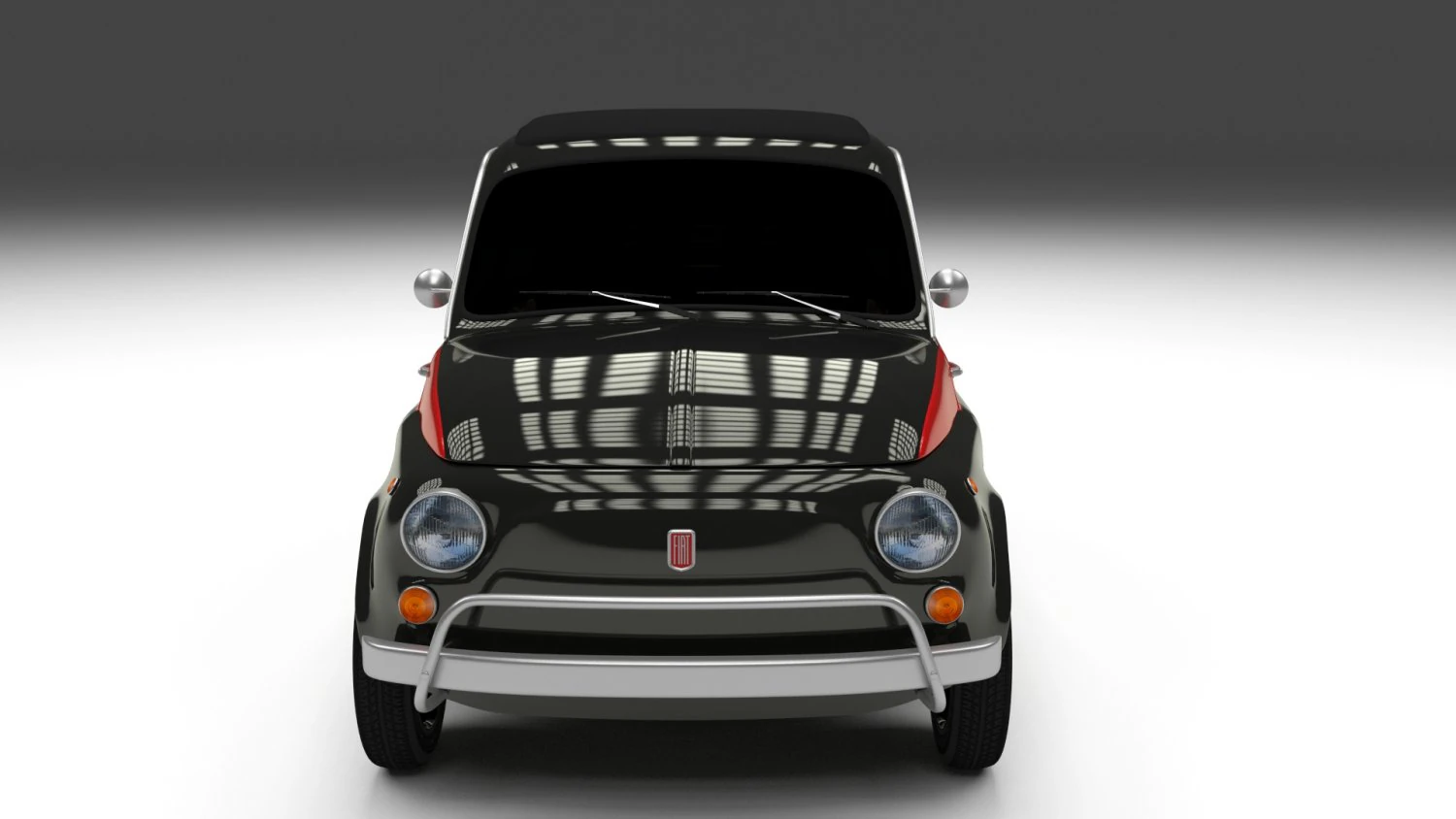 fiat nuova sport 500 1958 3D Model .c4d .max .obj .3ds .fbx .stl .blend