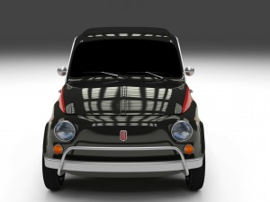 fiat nuova sport 500 1958 3D 모델