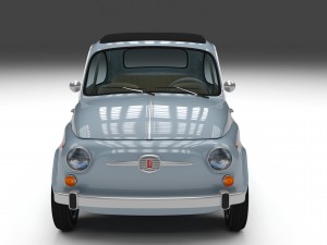 fiat nuova 500 1957 3D Model