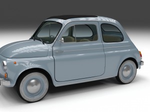 fiat nuova 500 1957 Model 3D