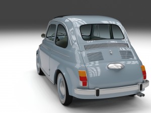 fiat nuova 500 1957 Model 3D