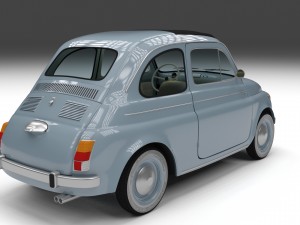 fiat nuova 500 1957 Model 3D