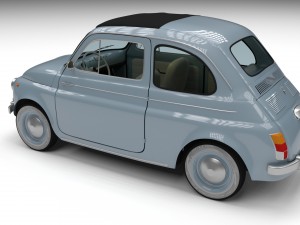 fiat nuova 500 1957 Model 3D