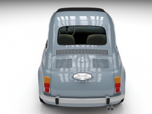 fiat nuova 500 1957 Model 3D