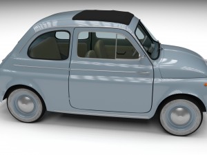 fiat nuova 500 1957 Model 3D