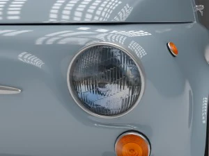 fiat nuova 500 1957 3D Model