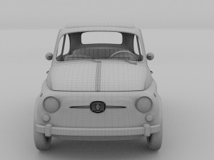 fiat nuova 500 1957 Model 3D