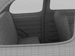 fiat nuova 500 1957 3D Model