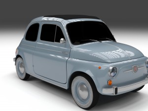 fiat 500 nuova 1957 3D Model