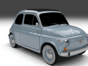fiat 500 nuova 1957 3D Model