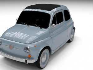 fiat 500 nuova 1957 3D Model