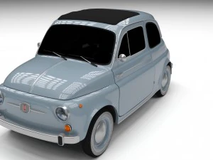 fiat 500 nuova 1957 3D Model