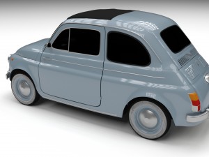 fiat 500 nuova 1957 3D Model