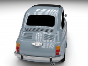 fiat 500 nuova 1957 3D Model
