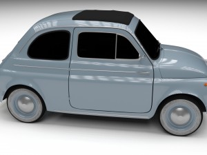 fiat 500 nuova 1957 3D Model