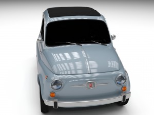 fiat 500 nuova 1957 3D Model