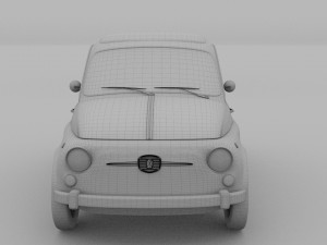 fiat 500 nuova 1957 3D Model