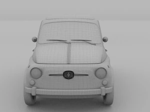 fiat 500 nuova 1957 3D Model