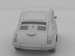 fiat 500 nuova 1957 3D Model
