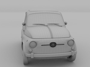 fiat 500 nuova 1957 3D Model