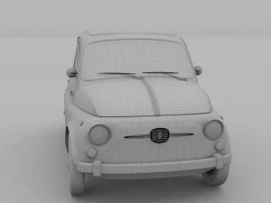 fiat 500 nuova 1957 3D Model
