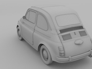 fiat 500 nuova 1957 3D Model