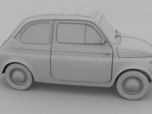 fiat 500 nuova 1957 3D Model