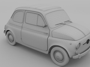 fiat 500 nuova 1957 3D Model