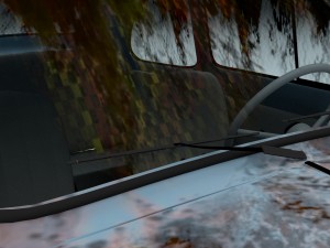 weathered fiat 500 nuova 3D 模型