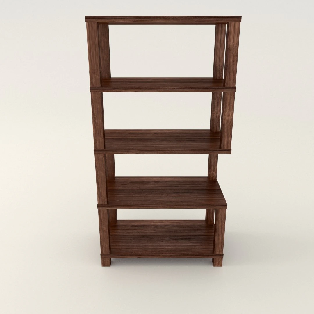 bookshelf 3D Model .c4d .max .obj .3ds .fbx .stl .blend 