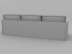 olive sofa 3D Model