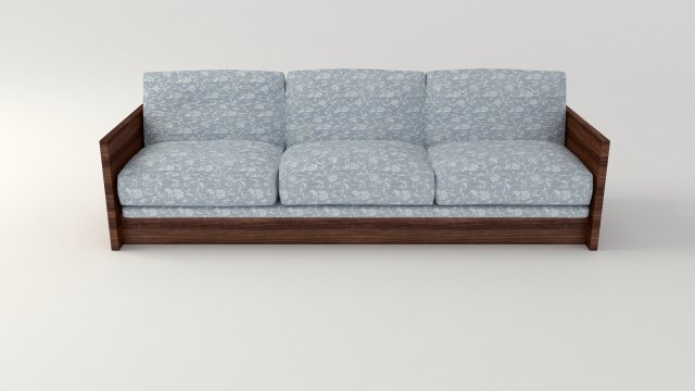 retro sofa Model 3D .c4d .max .obj .3ds .fbx .stl .blend 