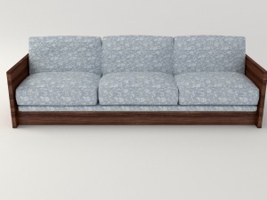 retro sofa 3D Model