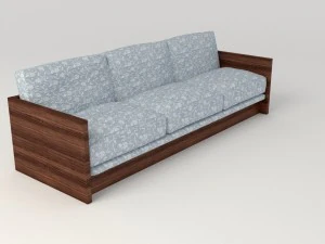 retro sofa 3D Model