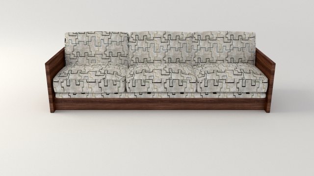 modern pattern sofa 3D Модель .c4d .max .obj .3ds .fbx .stl .blend 