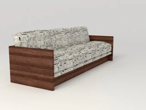 divano dal modello moderno Modello 3D