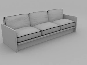 divano dal modello moderno Modello 3D