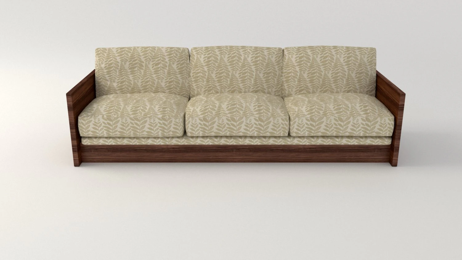 plant pattern couch 3D Model .c4d .max .obj .3ds .fbx .stl .blend 