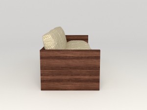plant pattern couch 3Dモデル