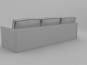 plant pattern couch 3Dモデル
