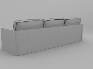 plant pattern couch 3D Model