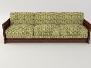 retro oliver sofa 3D Model