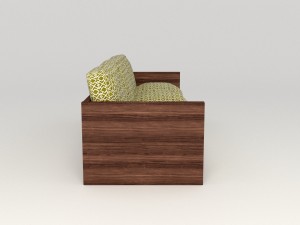 retro oliver sofa 3D Model