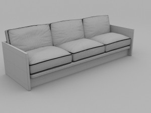 retro oliver sofa 3D Model