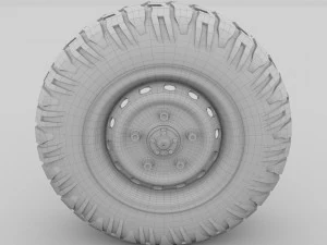 offroad wheel 3D Model
