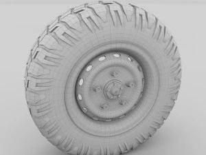 offroad wheel 3D Model