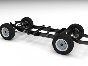 simple offroad chassis 3D Model