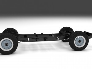 simple offroad chassis 3D Модель