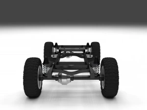 simple offroad chassis 3D Model