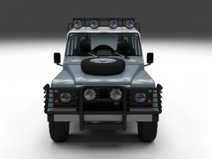 land rover defender 110 camioneta utilitaria w en Modelo 3D